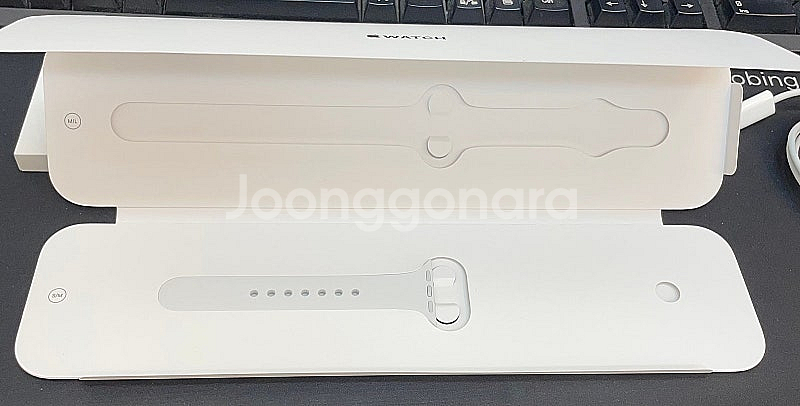 애플워치8 실버 41mm 배터리100% 상태좋은 중고2...--6