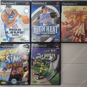 [PS2 중고] NBA LIVE 2005, 하이히트 메이저리그 베이스볼, 에이스컴뱃 제로 더 벨칸 워, 더 심즈 세상 밖으로, 모두의 골프3 팝니다.
