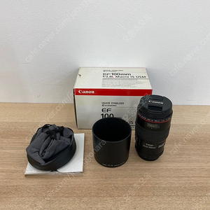 캐논 백마엘 100mm 2.8L IS 마크로 렌즈 판매합니다.