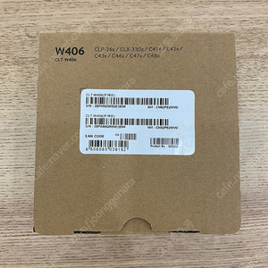 삼성 레이저프린터 폐토너 통 CLT-W406 판매. 새제품