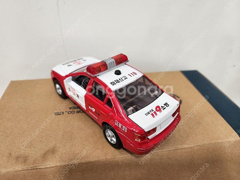 미카월드 NF 쏘나타 119 소방 다이캐스트--2