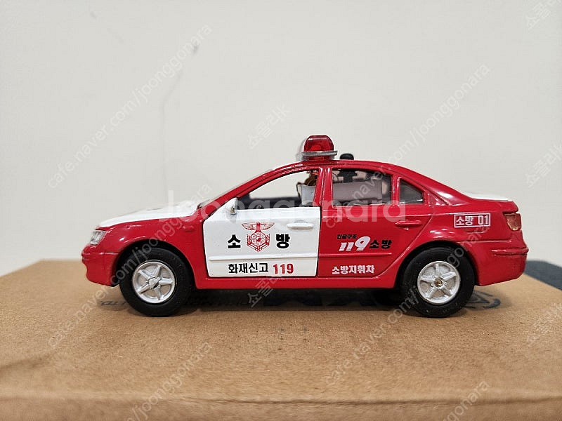 미카월드 NF 쏘나타 119 소방 다이캐스트--6