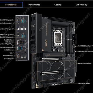 Asus Z890 ProArt-creator wif 메인보드 팝니다 (국내정발, 썬더볼트4&5)