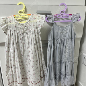 슈슈앤크라 원피스 2벌 (+가디건)