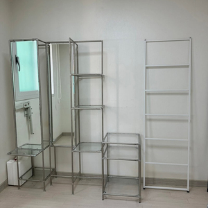 모듈 전신거울 옷걸이 행거, 모듈 전신거울 장식장, 모듈 사이드테이블