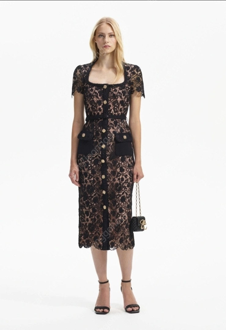 셀프포트레이트 셀포 레이스 원피스 55(uk8)--2