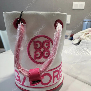 지포어 버킷백 핑크팝니다 골프가방 파우치 볼가방 토트백 큐브백