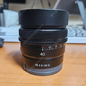 소니 40mm f2.5g 렌즈 판매합니다