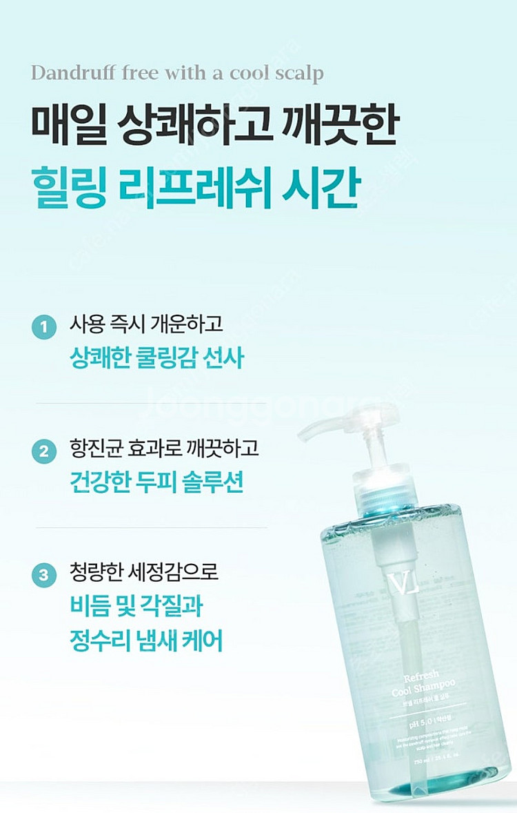 리프레쉬 쿨샴푸 [두피에 열이 많으면 탈모가 생길 가능...--1