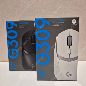 새상품 / 로지텍코리아 신제품 G309 무선 게이밍 마우스 블랙 화이트 각 1개