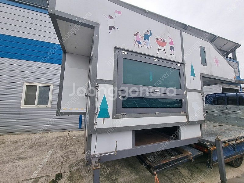 더블캡트럭캠퍼 더블캠캠퍼 캠핑카--1