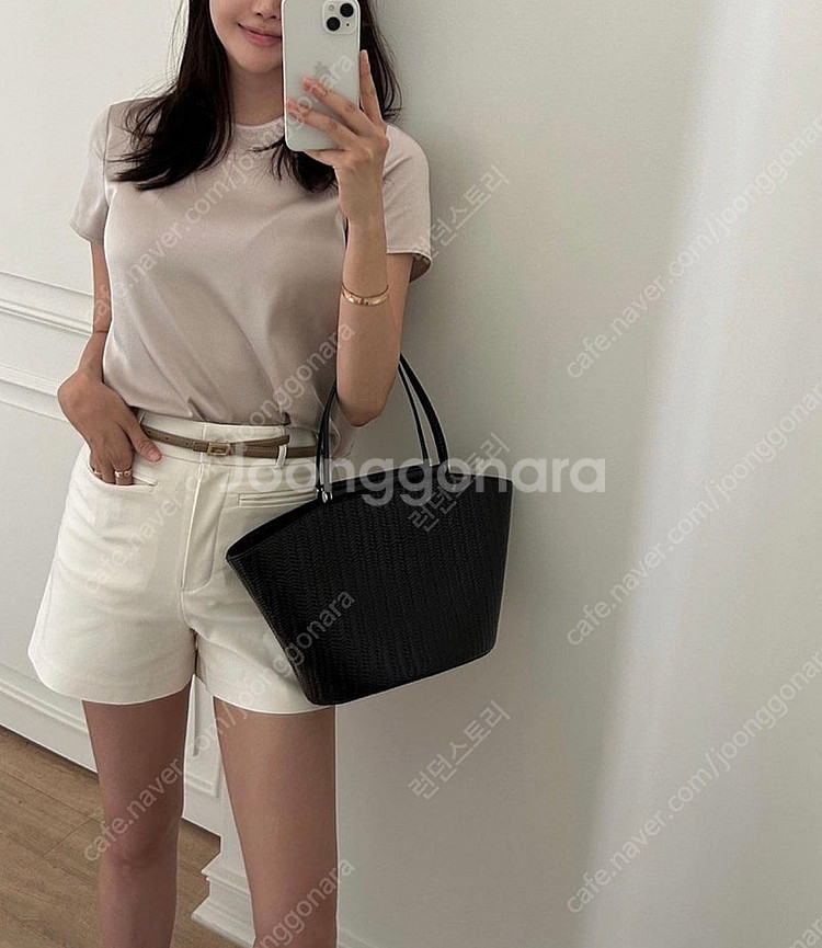르뮈 닐 새틴 블라우스 (아이보리)--2