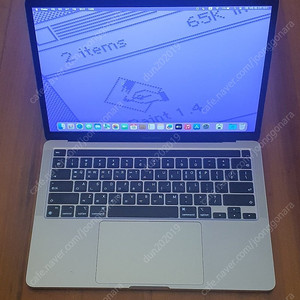 맥북프로 m1 13인치 8G SSD512G 62만