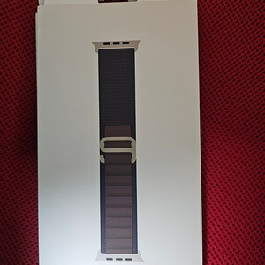 [미개봉 새제품] 애플 정품 애플워치밴드 알파인 루프 49mm small 색상 인디고