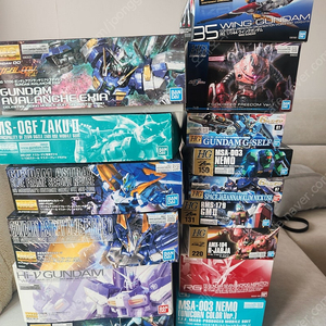 mg rg hg 프반 등 건담프라모델 건프라 팝니다.