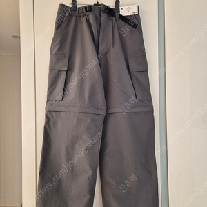GU 컨버터블 와이드 카고팬츠 그레이 S
