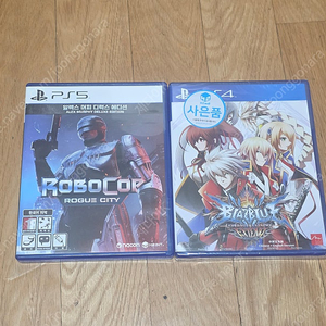 PS5 로보캅+블레이즈블루 팝니다.