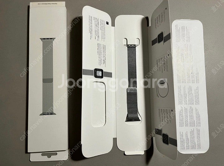 애플워치7 스테인리스 실버 41mm + 정품 밀레니즈루...--6