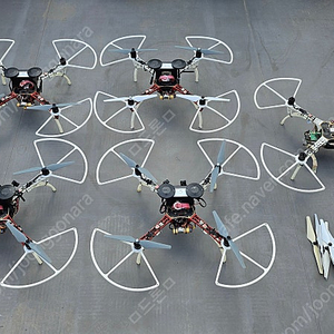 DJI F450 픽스호크 큐브 블랙 군집비행 드론 4대 일괄 판매