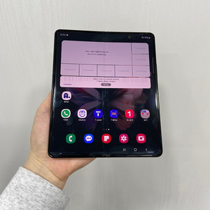 05926 갤럭시Z폴드3 블랙 256GB 부산 중고폰 팝니다 40만원