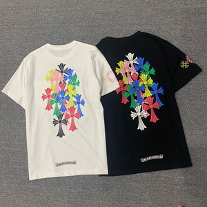 좌쓰 Chrome Hearts 크롬하츠 반팔 티셔츠 / 블랙, 화이트
