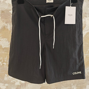 좌쓰 Celine Swim Shorts in Nylon Black 셀린느 나일론 스윔 쇼츠 블랙