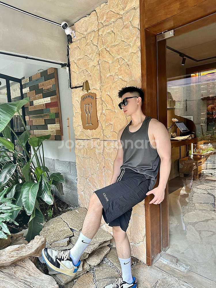 좌쓰 Celine Swim Shorts in Nylon...--8