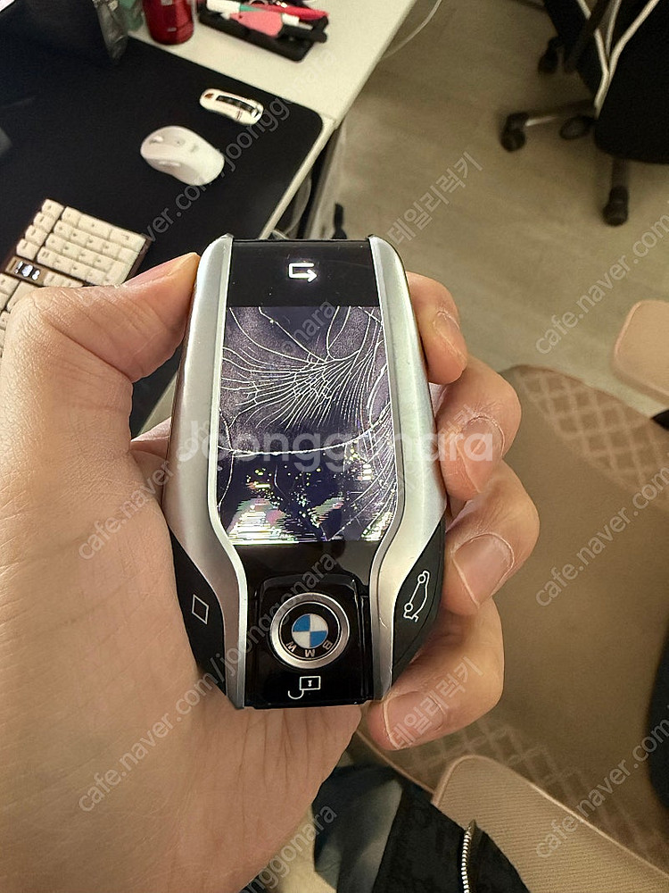BMW 신형 LCD 디스플레이키 액정 충격 파손 복원 ...--0
