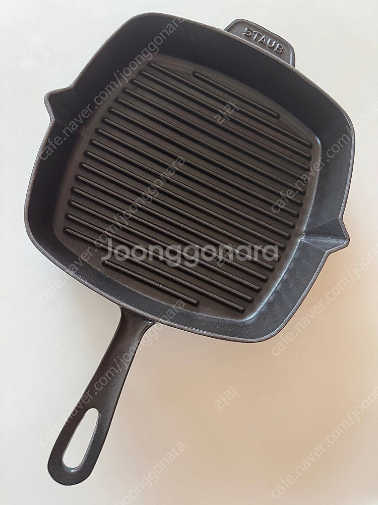 스타우브 아메리칸 사각그릴팬(블랙)--0