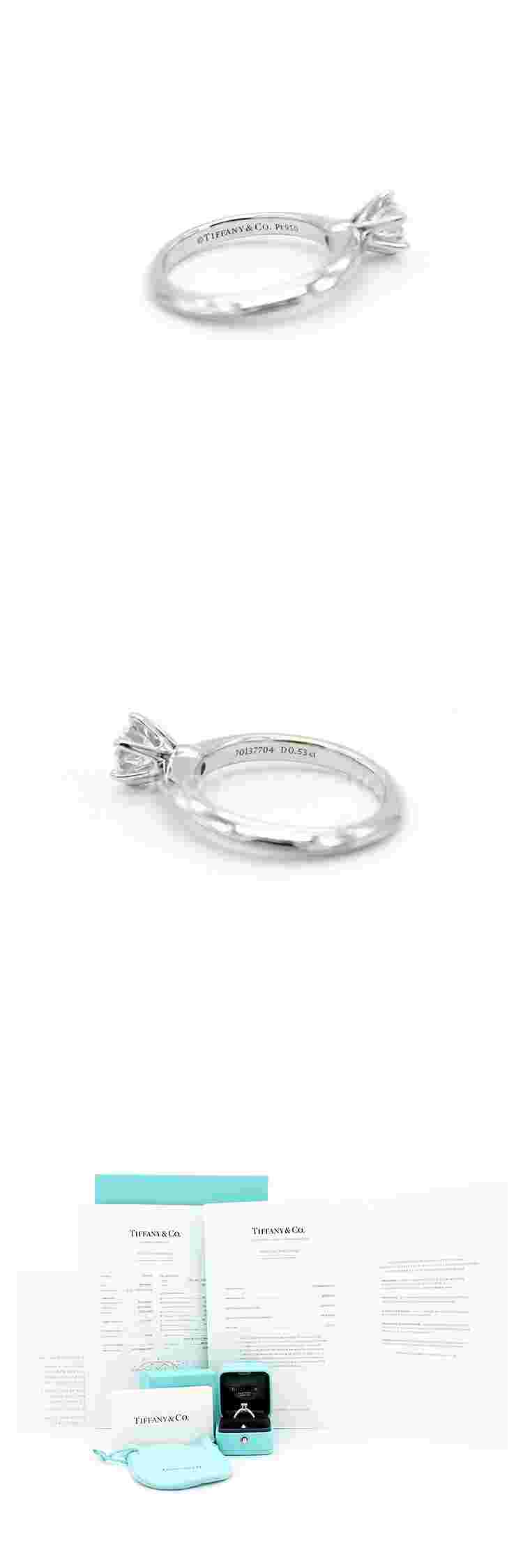 [명품다올동래] 티파니앤코 웨딩링 다이아 0.53ct ...--3