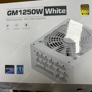 세고탭 GM1250W 화이트 GDLD등급 파워서플라이 PCIe5.1, ATX 3.1지원 컴퓨터파워