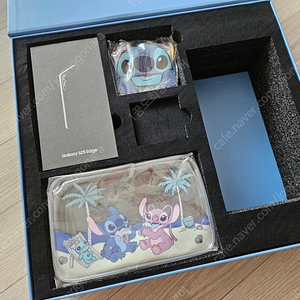 갤럭시 S25 Edge 실버 512GB 미개봉 디즈니 스티치 패키지 일부