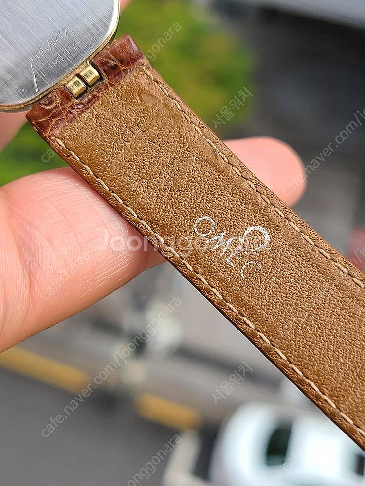 [정품] 오메가 드빌 금장 팔각형 가죽 빈티지 (Ome...--9