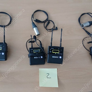 SONY 무선마이크 UWP-D21 (3대)