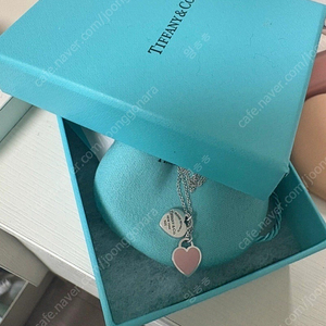 티파니앤코 핑크 하트 목걸이