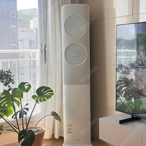 23년 구매 삼성 에어컨 2 in 1 (무풍에어컨, 리모콘 포함)