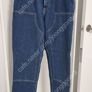 칼하트WIP 더블니 팬츠 BLUE STONE WASHED_32-32사이즈 텍있는 새제품 판매합니다.