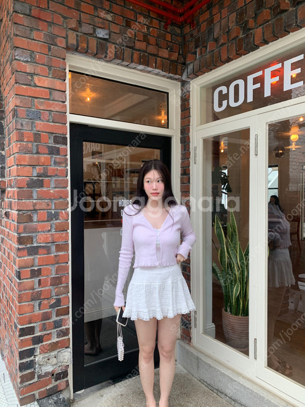 온트 라일락 가디건--2