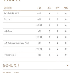 파라다이스시티(인천) 숙박권