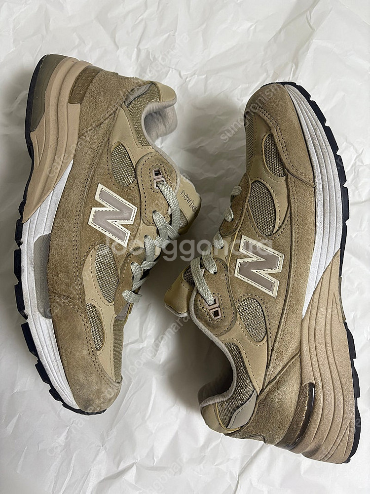 A급) 뉴발란스 992 TAN 275 new balan...--0
