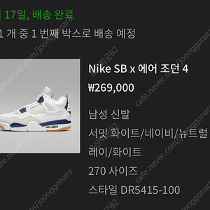 Nike SB x 에어조던 4