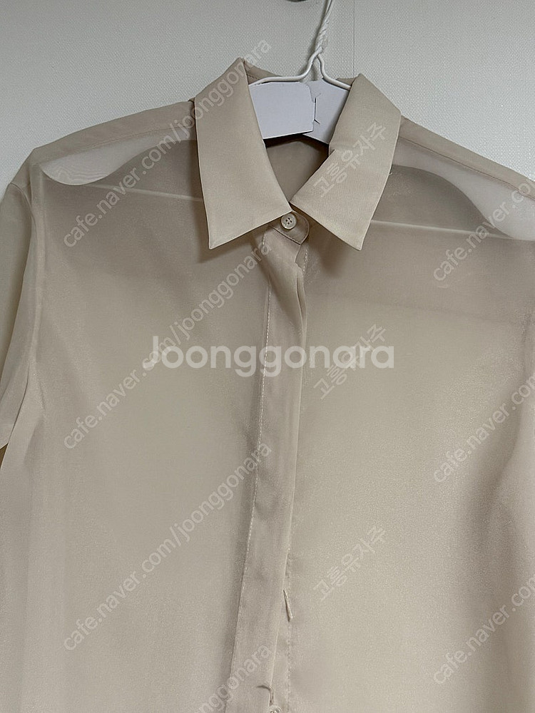 시에 글루밍 시어 블라우스 피치--1
