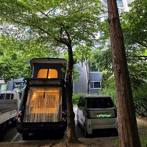 렉스턴스포츠칸 세미 캠핑카(로드트립 로드칸 헤비) 편하게 차박하고 싶은 분, 낚시 좋아하시는 분에게 강추!