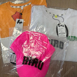 히로 썸머카툰반팔140+ 썸머선쉐이드캡 핑크+ glgk 컬러블럭 반팔140 일괄 택포