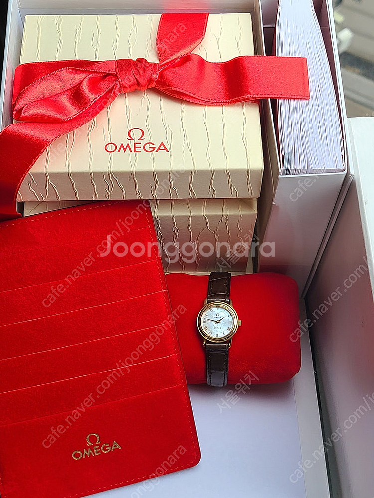 [정품] 오메가 드빌 자개 18K 로즈골드 여성용 (O...--2
