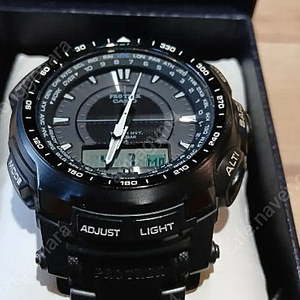 Casio pro-trek prw-5000yt 카시오프로트렉 전파시계 등산시계 티타늄시계 (가격인하)