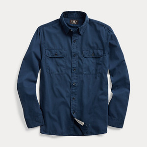 RRL 더블알엘 가먼트 트윌 워크셔츠 자카드 패치워크 워크셔츠 트윌 팬츠 퍼티그 헤링본 RL67 자켓 류준열 가죽 플라이트 무스탕 이동휘 이진욱 페어아일 발마칸 헤링본 크리켓 폴로
