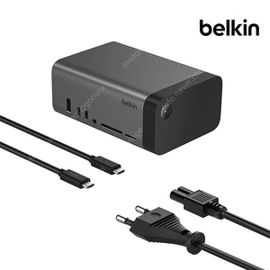 Belkin 썬더볼트3 도킹스테이션 Dock Pro 선하나로 모든 노트북선 연결 풀박스