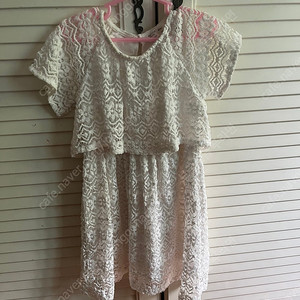 자라걸스 화이트 레이스 원피스(size7)