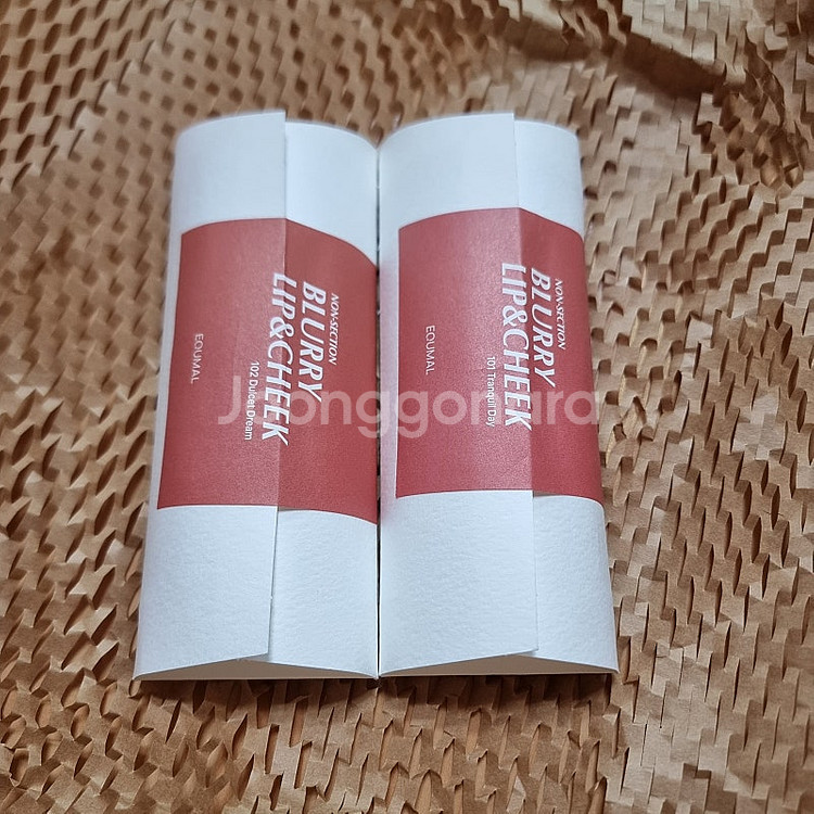 에크멀 립앤치크 101,102(새상품)--0